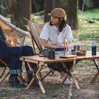 Woqi nouveau design léger extérieur rectangle Portable table de Pique-Nique Pliante avec Sac De Transport