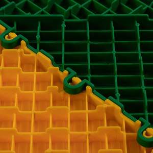 Penjualan terlaris fleksibel padat ubin lantai garasi ubin lantai cetakan bata plastik untuk cuci mobil sambungan kisi kisi - Product Image 5