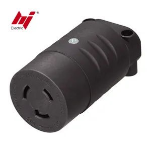 UL L6-20 NEMA standar konektor kabel daya kunci putar 20A 250V Grounding