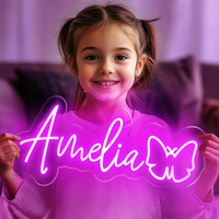 Letrero de Neón Acrílico ESann, Letrero de Neón LED Personalizado, Letrero de Neón de Feliz Cumpleaños, Envío Directo para Fiestas