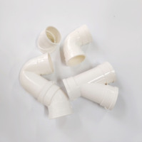 Ensemble complet de raccords de tuyaux de vidange en PVC et tuyaux d'alimentation en eau en PVC anti-ultraviolets de 1/2 pouces pour l'approvisionnement en eau des bâtiments extérieurs