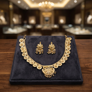 Collares con Pendientes Chapados en Oro de 14K, 18K, 24K al por Mayor, Joyería de Lujo, Joyería de Moda de Latón Relleno de Oro, Oro Joyería - Product Image 1