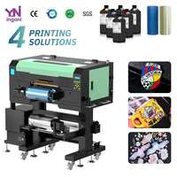 Printer UV DTF Ingani 30cm Efisien dengan Fungsi Alarm Tinta Rendah, Printer UV DTF Dua Sisi, Printer UV DTF A3