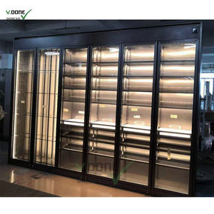 Mewah kaca ganda restoran layak anggur gudang termoelektrik kulkas pengatur suhu untuk anggur merah wiski - Product Image 2