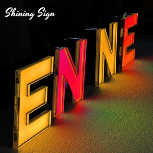 High Uniform Luminous Jelly Acrylic LED Sign Custom Spec Backlit <strong>Letter</strong> for Outdoor Facade Signboard Wall Sign - Product Image 5