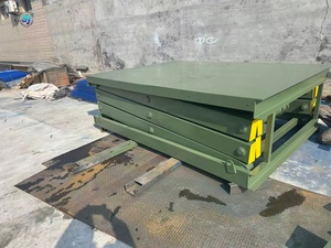 Plateforme élévatrice à ciseaux hydraulique fixe SY SYFSL en acier au carbone avec <span class=keywords><strong>plaque</strong></span> antidérapante à carreaux, capacité de charge industrielle de 6 à 12 tonnes, fabrication chinoise - Product Image 4