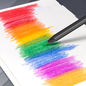 Juego de Lápices de Colores Acuarelables de Madera Negra Personalizados de Fábrica NOVISON, 48/72/120 Unidades, Caja de Papel para Dibujo Personalizada - Product Image 4