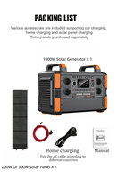 Générateur solaire portable BIGINVERTER pour camping-car, station d'alimentation 1000W 12V 220V 1KVA pour camping-car, camping, hors réseau, et alimentation de secours à domicile