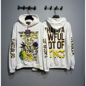 Sweat-shirt à capuche personnalisé en coton épais pour homme, motif « That's A Awful Lot Of Cough Syrup », qualité supérieure - Product Image 6