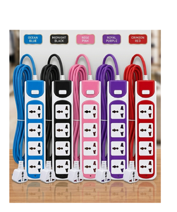 <b>Universal</b> Outdoor Power Cute Extension Cord With Multi <b>Socket</b> Protection For Home Office - Product Image 5
