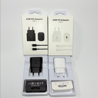 Adaptateur PD 25W Original pour Chargeur Rapide Samsung USB C Prise US EU UK AU pour Samsung Galaxy S25 S24 S23 S22 S21