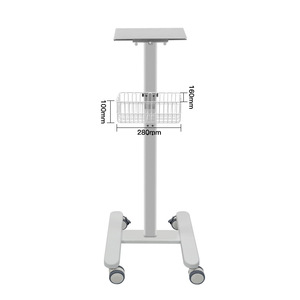 Chariot médical fixe à quatre roues, base en fer, avec roues silencieuses, fourni directement par l'usine - Product Image 1