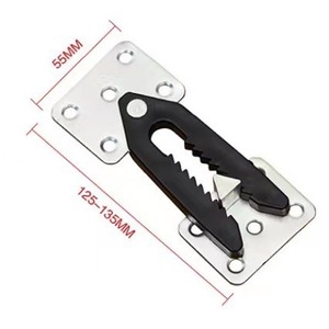 Xinjunye <b>Plastic</b> Connector Buckle Pin <b>Slide</b> AB Type Lock For Sofa Assembly Durable Black 00 Model - Product Image 3