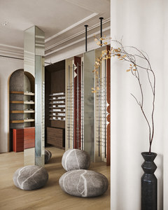 Modern Optical Shop Interior Design Sunglasses Store Display <b>Shelf</b> Wooden <b>Wall</b> Eyewear Display Cabinet - Product Image 1