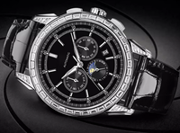 Montres mécaniques en acier lumineuses pour affaires, avec affichage 24 heures et calendrier en cristal, conception d'usine et personnalisation par lots, pour marque privée