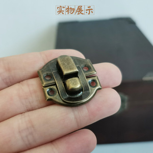 Boucle Yuanbao en fer plaqué argent antique jaune de Jingwei Hardware pour boîtes à bijoux et coffrets cadeaux - Product Image 3