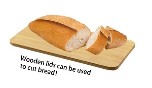 Grands bidons de stockage Comptoir de cuisine en métal Boîte à pain Conteneurs de stockage des aliments - Product Image 4