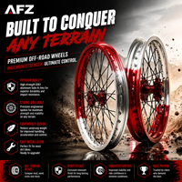 Jeu de roues à rayons 19"/16" bicolores, jantes en aluminium anodisé CNC pour Sur-Ron Light Bee X E-Dirt Bike, kit haute performance