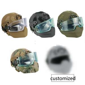 Casco Táctico Todo en Uno, Máscara Completa, para Juego y Entrenamiento, Producto de Seguridad de PE y ABS, Casco Táctico Balístico - Product Image 6