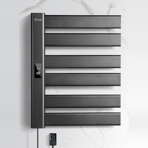 Smart Electric Heated <b>Towel</b> Warmer Wall Mounted 195W Aluminum <b>Towel</b> Rack LED Display 24H Timer APP Control Mihome CN Region - Product Image 6