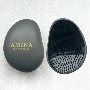 定制颜色标志8排透气发梳天然卷发快干防水镂空自有品牌舒适坐垫紧凑型 - Product Image 4