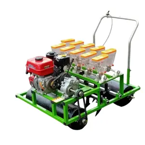 Gasoline 8-row vegetable seeder Hand Push 6 Rows Onion Planter Broccoli Vegetable Seeder