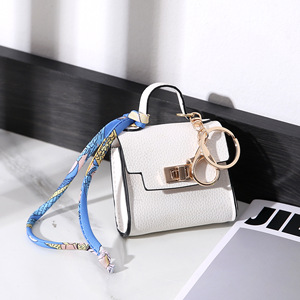 Nouveau Mini porte-monnaie porte-clés sacs <span class=keywords><strong>à</strong></span> main breloques accessoire luxe blanc Designer PU <span class=keywords><strong>rouge</strong></span> <span class=keywords><strong>à</strong></span> lèvres sac en cuir porte-clés sac <span class=keywords><strong>à</strong></span> main porte-clés breloque - Product Image 5