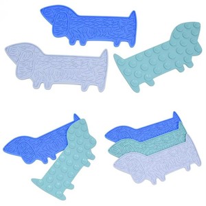 Tapis à lécher en silicone à ventouse pour animaux de compagnie, mangeoire lente pour chien, tapis anti-anxiété pour chat et chien - Product Image 3