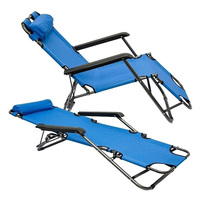 Outdoor Enjoy Sunshine Chaise de camping pliante réglable et facile à plier Chaise de plage pour le confort