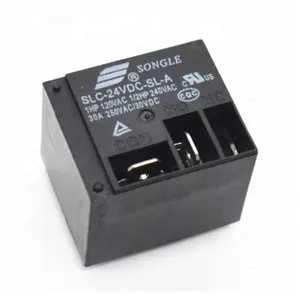 Venta caliente Relés de potencia SLC-24VDC-SL-A 24V 30A T91 HF2100 4PIN DIP original