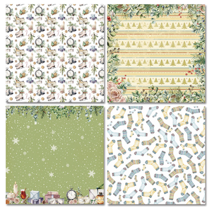 GF X-mas temporada 6 pulgadas 24 hojas <span class=keywords><strong>papel</strong></span> hecho a mano de una cara patrón de <span class=keywords><strong>papel</strong></span> para álbum de recortes - Product Image 5