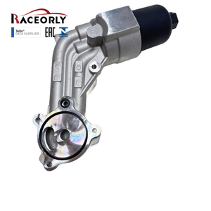 RACEORLY 9636015110 9638493280 Boîtier de filtre à huile en aluminium <span class=keywords><strong>pour</strong></span> Peugeot 307 Citroën C2 C3 1.4 1360cc KFW TU3JP - Product Image 2