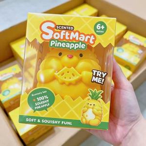 Hines Unisex Hot Sale <b>Pineapple</b> Bear Fidget Toy Soft TPE Slow Rebound Decompression Squishy Squeeze - Product Image 4