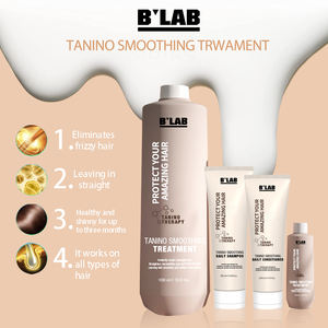 Traitement professionnel à la kératine Taninoplastia crème lissante pour cheveux protéinés OEM crème lissante à la kératine brésilienne <span class=keywords><strong>Tanino</strong></span> - Product Image 2