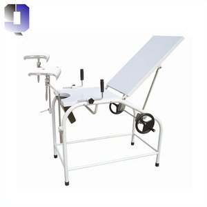 Lit d'examen gynécologique durable JQ-2007, salle d'opération, <span class=keywords><strong>chaise</strong></span> médicale pour accouchement, lit d'accouchement avec support pour les jambes - Product Image 4