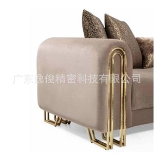 <b>Gold</b> Metal <b>Sofa</b> Frame Carbon Steel Industrial Design Office Desk Table Coffee Table Furniture Accessories Durable Modern - Product Image 3
