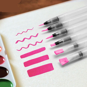 Gran oferta, pluma estilográfica de acuarela sólida, cepillo de almacenamiento de agua, relleno de agua, juego de pinceles para pintura de acuarela - Product Image 2