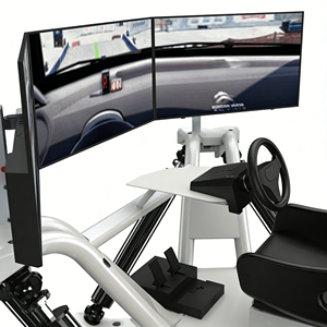 Nuovo Design Moderno di Simulatore di Guida con Cockpit Elegante e Sistema Idraulico, con Ritagli Geometrici per un Look Industriale e <span class=keywords><strong>Sportivo</strong></span> - Product Image 4