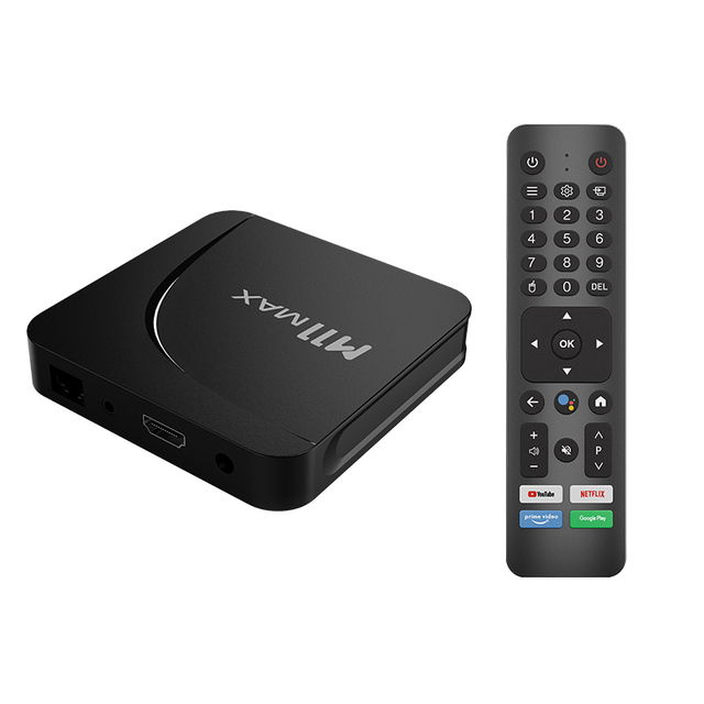 NEW Chipset  Amlogic S905X5M M11 Max Android 14 Quad Core Set Top Box 4G RAM 64G ROM 2.4G 5G Dual WiFi 4K AV1 Android TV Box