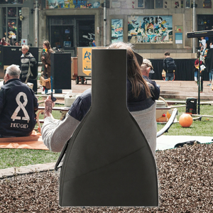 Housse de transport pour guitare <span class=keywords><strong>acoustique</strong></span> <span class=keywords><strong>Fender</strong></span>, en nylon rembourré, avec fermeture éclair, poignée confortable en deux parties, bretelles ergonomiques pour sac à dos - Product Image 3