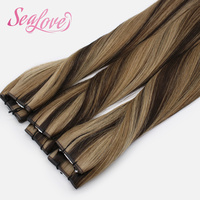 Dernières Tendances : Extensions de Cheveux Humains Vierges 100% Naturels Non Traités, Tissage Genius Fin et Invisible, Double Drawn