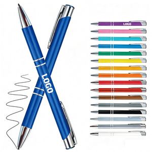 Stylo rouge promotionnel pour activités de bureau et cadeaux d'affaires, logo personnalisé imprimé, stylo de 0,7 mm - Product Image 1