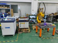 Tête de soudage DMK BWT30 avec écran de 15 pouces, alimentateur de fil et pièces d'équipement laser pour câbles