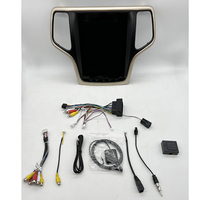 Autoradio multimédia 10,4 pouces Android 14 avec écran tactile, lecteur DVD de voiture, navigation GPS pour JEEP Grand Cherokee 2014-2019