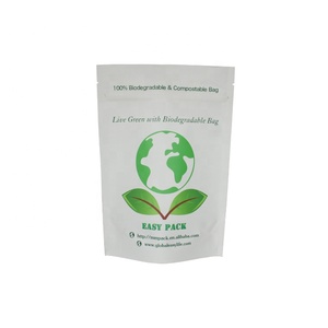 Cornstarch Biodegradable Ziplock Bag Pla Plastic Doypack Bag