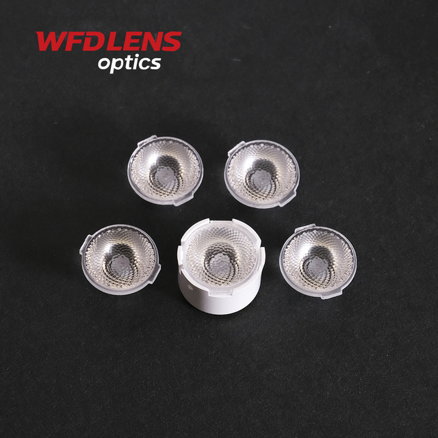 Diameter 12.8mm Lenses With Bracket 45 Degree Optical Tir Lens
