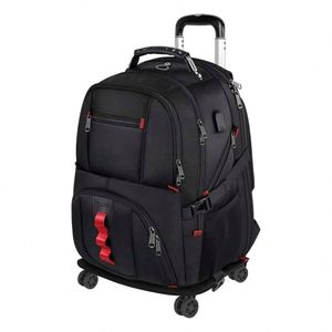 Free sample Duffel Bag for Travel Carry-<b>On</b> <b>Suitcase</b> Luggage with <b>Wheels</b> Overnight two-wheeled rolling backpack - Product Image 5