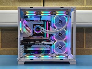 Boîtier PC Gaming Full Tower Lian Li O11D <span class=keywords><strong>EVO</strong></span> RGB avec double bande lumineuse ARGB, rangée de refroidissement 420 au dessus et 10 positions de ventilateurs - Product Image 3