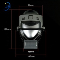 Kit d'objectif de projecteur optique led, puissance 5500 v, textile haut et bas de 3.0 pouces, 35w 40w, Bi led