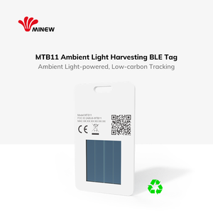 Etiqueta de Rastreo de Activos Minew con Almacenamiento de Energía Integrado, Bluetooth de Bajo Consumo, Recopilación de Luz Ambiental, Etiqueta BLE - Product Image 2